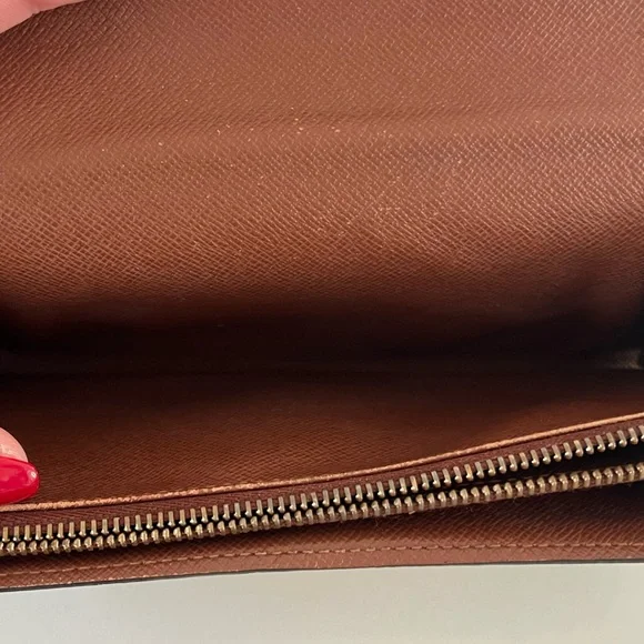 Louis Vuitton Monogram Sarah Wallet with Crossbody WOC Chain & Insert Included - Picture 11 of 16